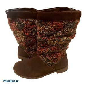 TOMS
Brown Sweater Knit Slouch Suede Mid Calf Boot